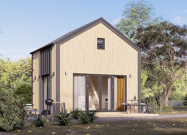 Casa de madeira para habitação SARA RV (Isolamento térmico PLUS, 34 mm + revestimento), 20 m² avp.ui.product_images.thumbnail 1