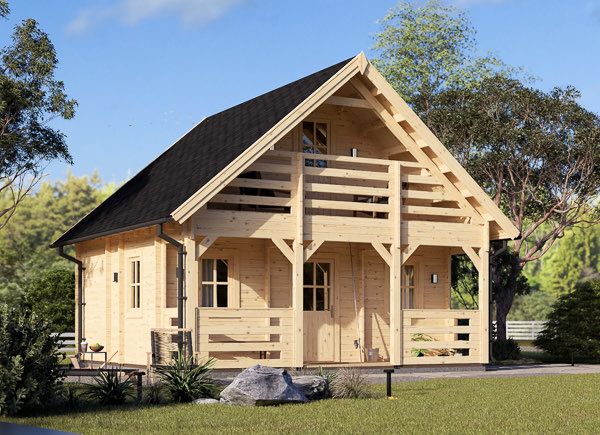 Casa de madeira pré-fabricada LIVINGTON S (44 mm), 50 m² avp.ui.product_images.thumbnail 1