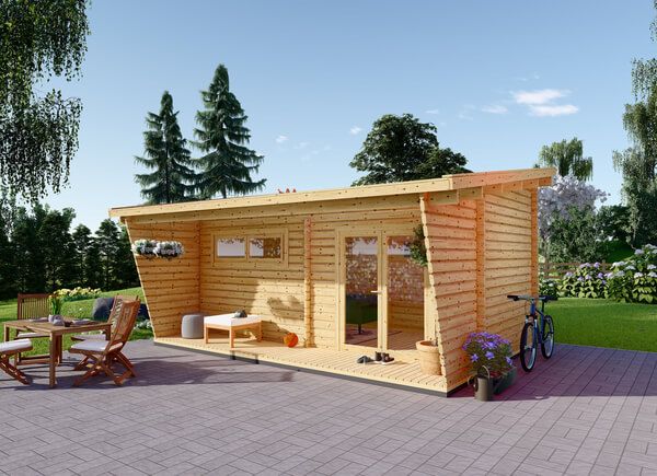 Abrigo de jardim em madeira HORTA (44 mm), 6x3 m, 18 m² avp.ui.product_images.thumbnail 1