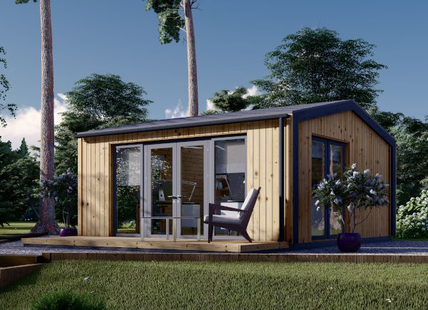 Casa de madeira para jardim EMMY (34 mm + revestimento), 5x5 m, 25 m² avp.ui.product_images.thumbnail 1