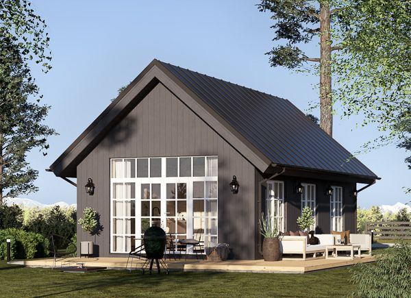 Casa pré-fabricada para habitação ARIELLE PV (Isolamento térmico PLUS, 44 mm + revestimento), 44 m² avp.ui.product_images.thumbnail 1