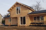 Casa de madeira pré-fabricada HOLLAND (44+44 mm), 113 m² com terraço de 13 m² customer 2