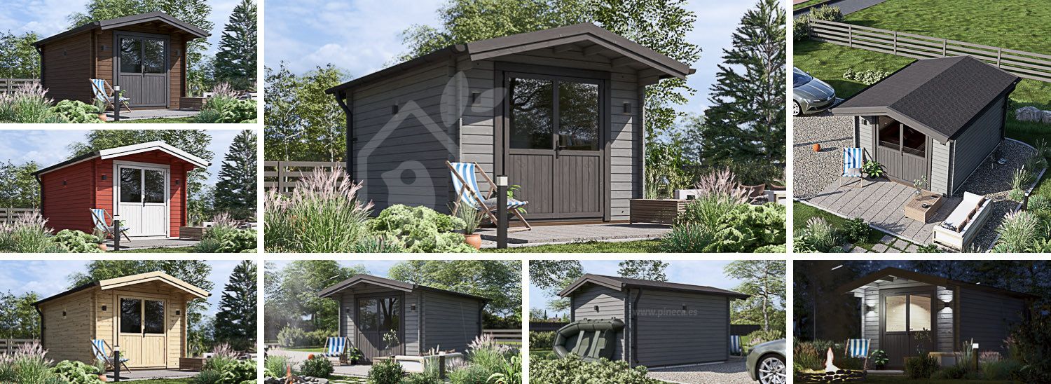 Abrigo de jardim em madeira PETER (34 mm), 3x4 m, 12 m² visualization 1